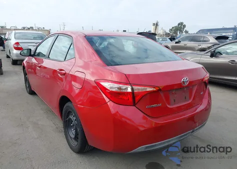 2018 Toyota Corolla Le z USA, uszkodzony, nr VIN 2T1BURHE0JC070543